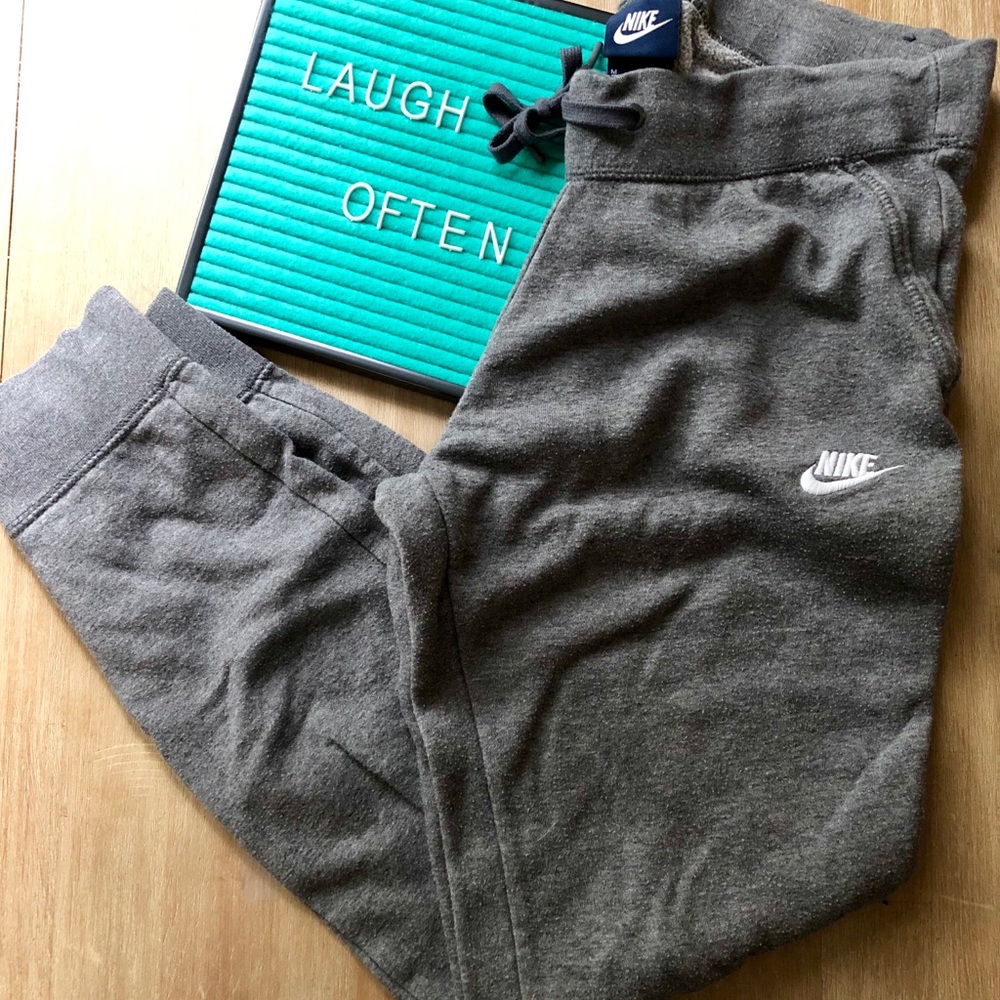 Gray Nike sweats